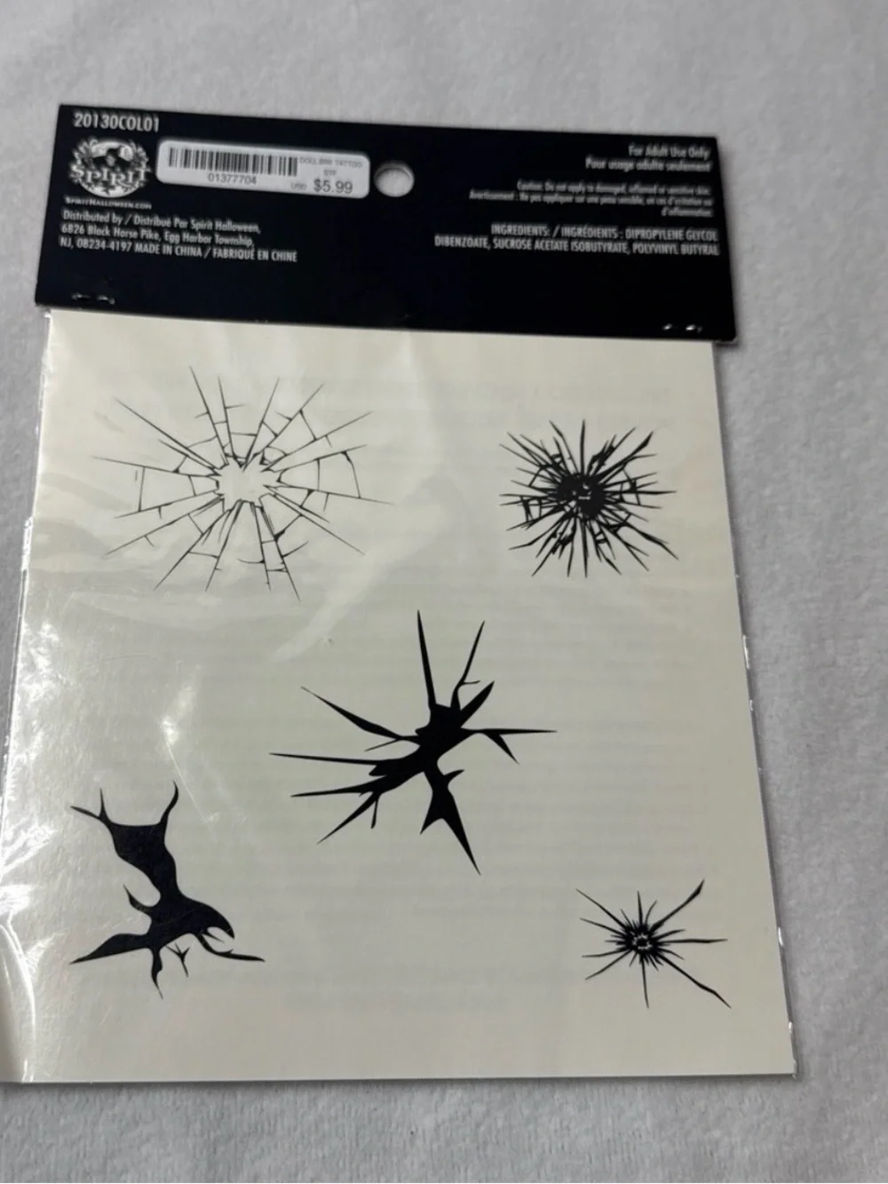 Spirit Broken Doll Black Decal Stickers